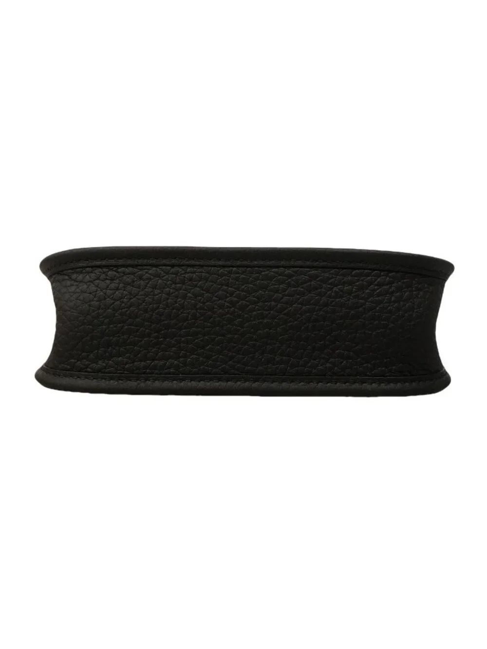 Hermes Shoulder Bag Evelyne TPM Taurillon Clemence Black Gold